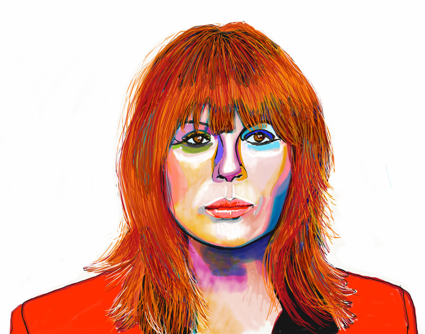 Digital Portrait - Chrissie Amphlett