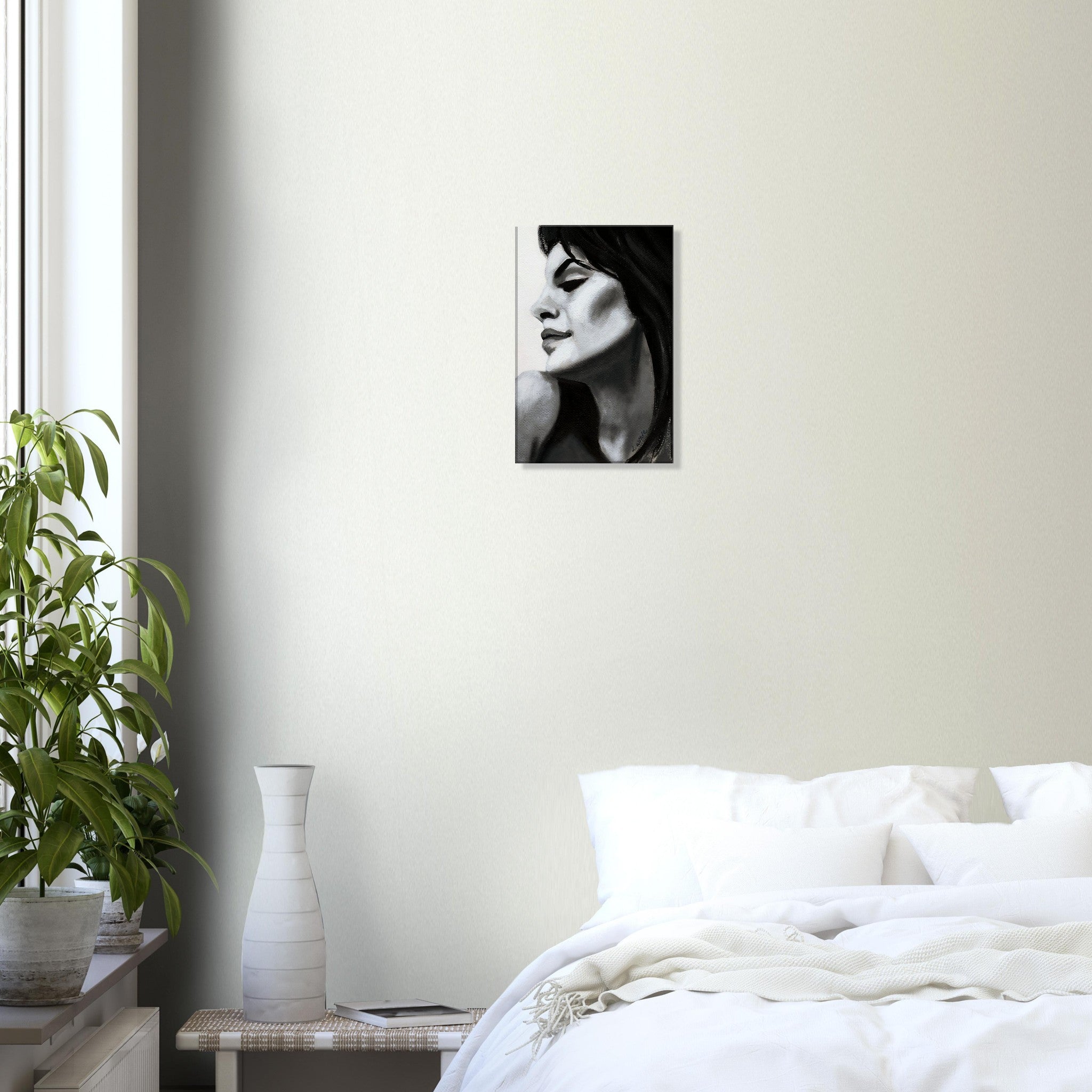 Portrait in Profile - Victoria - Canvas Print