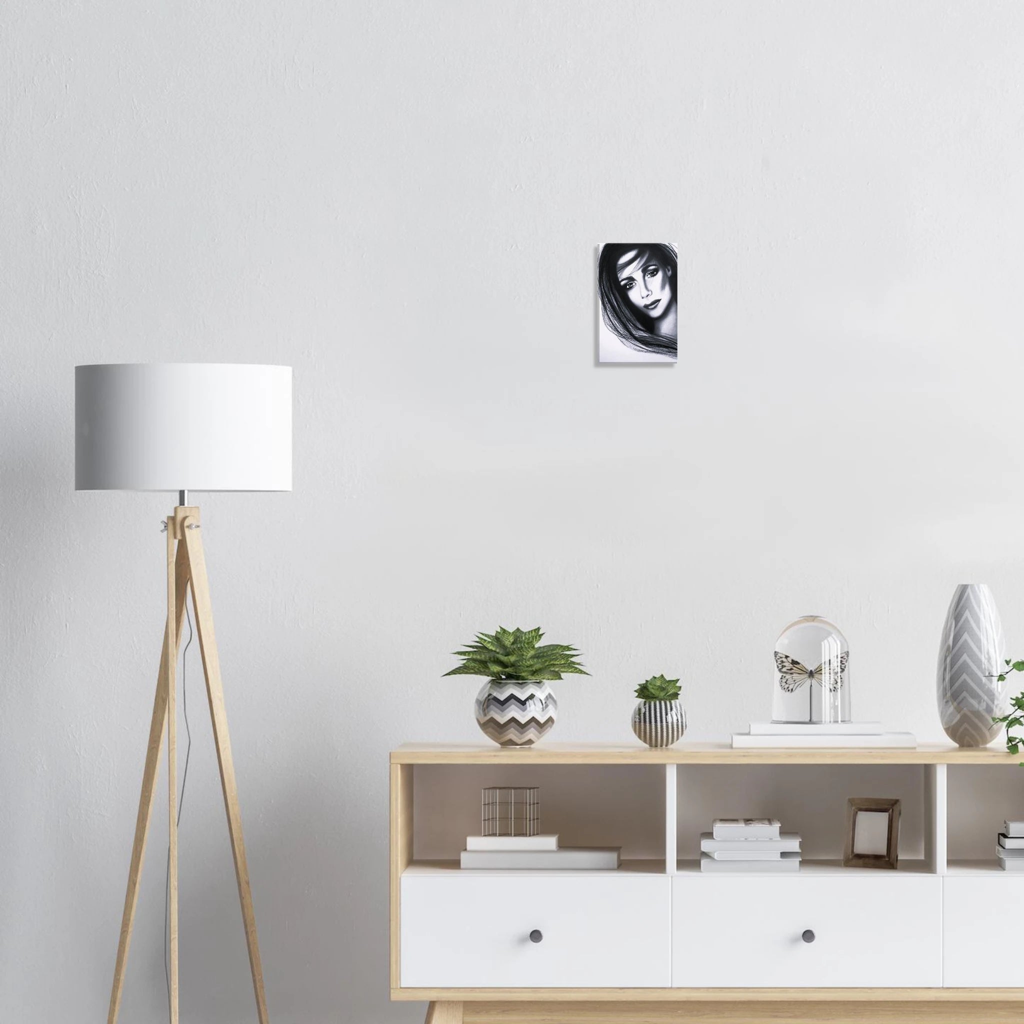 Michelline - Elegant Portrait - Canvas Print