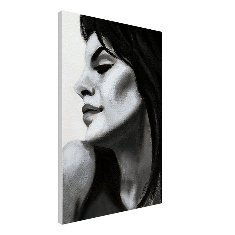 Portrait in Profile - Victoria - Canvas Print