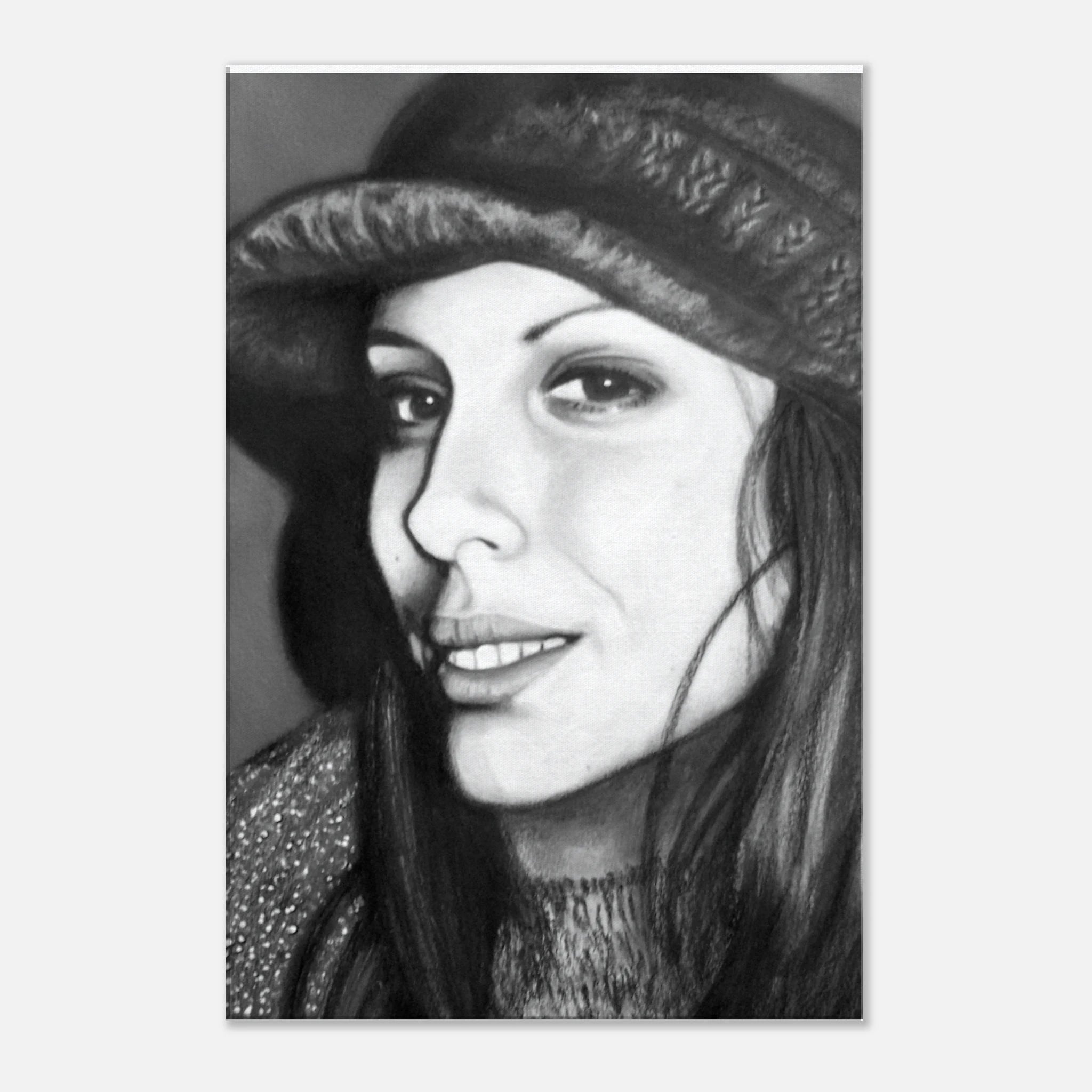 Katie  - Modern Portrait Canvas Print