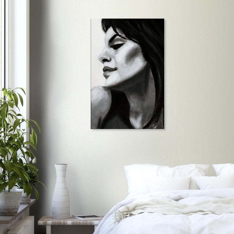 Portrait in Profile - Victoria - Canvas Print