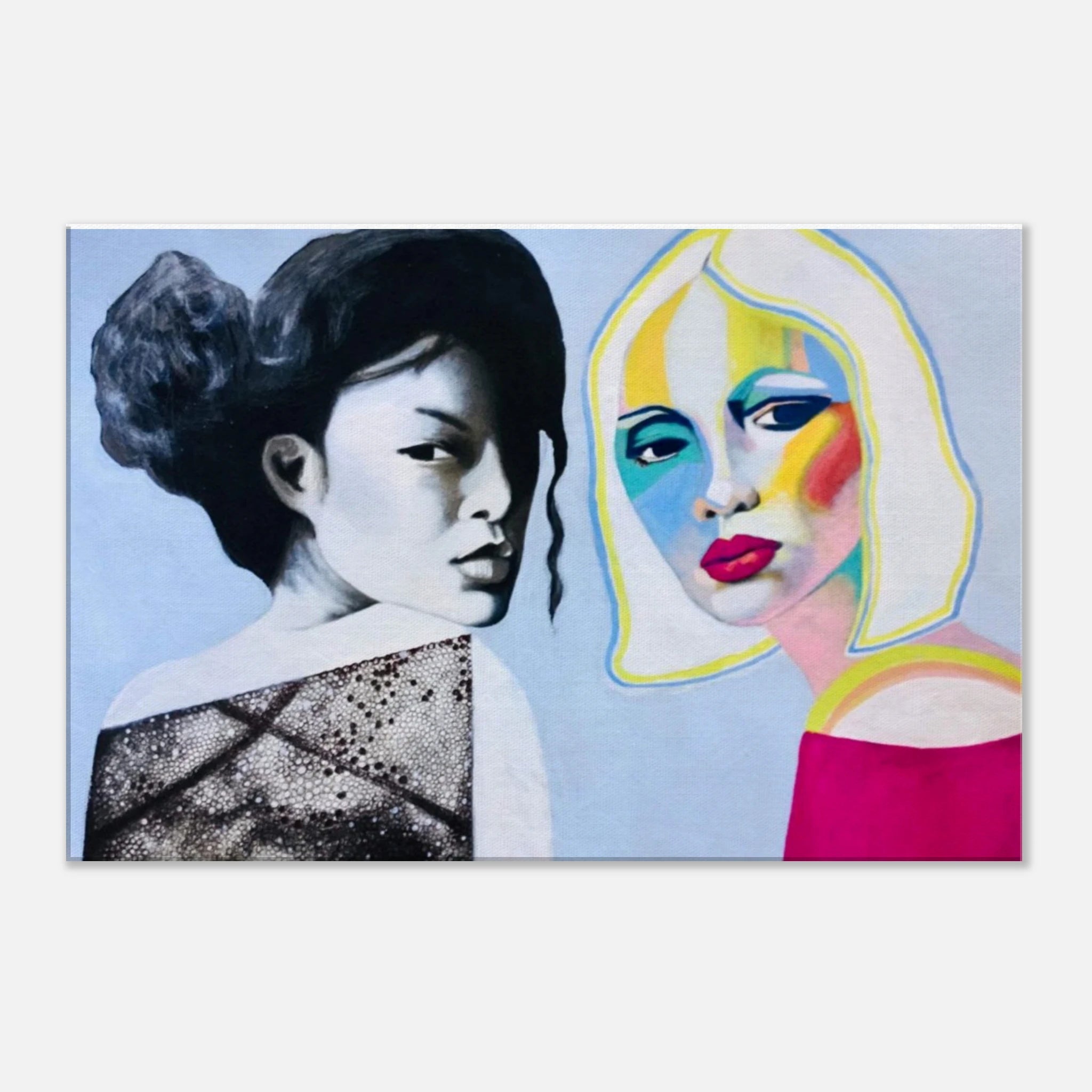 Rumours - Modern Portrait Canvas Print