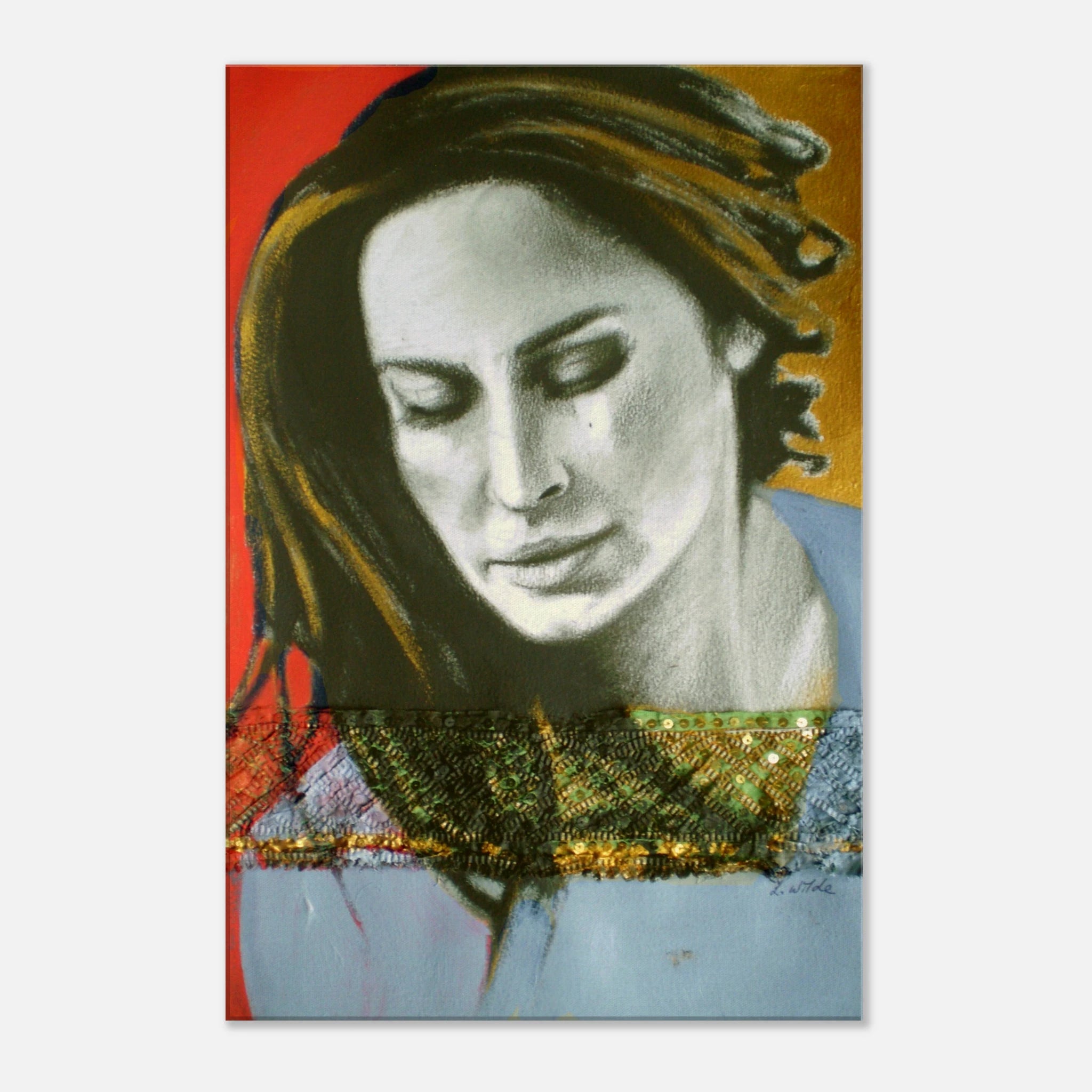 Expressive Portrait The Beautiful Ones - Canvas Print