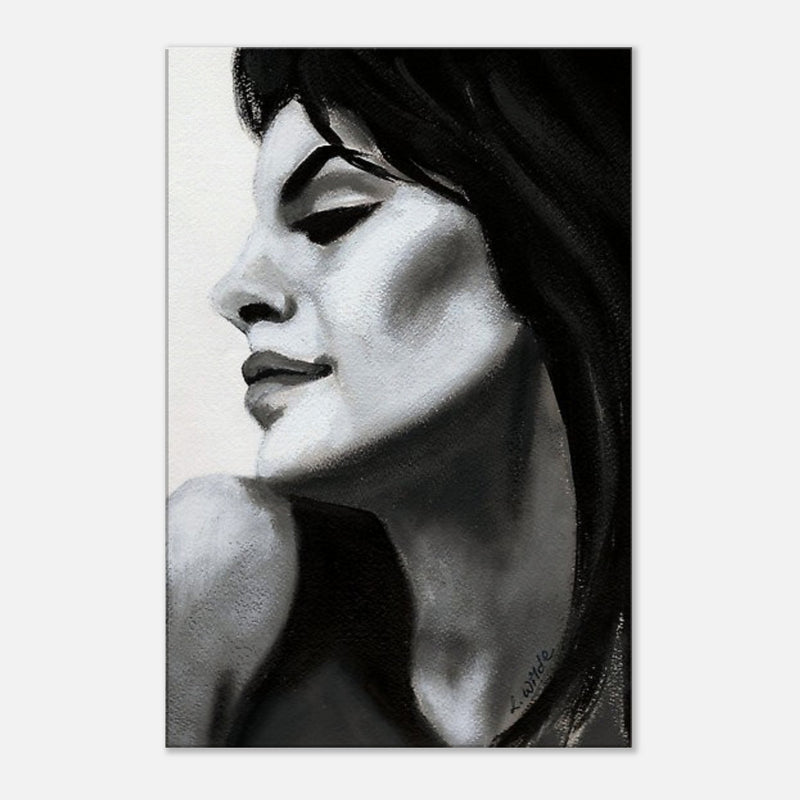 Portrait in Profile - Victoria - Canvas Print