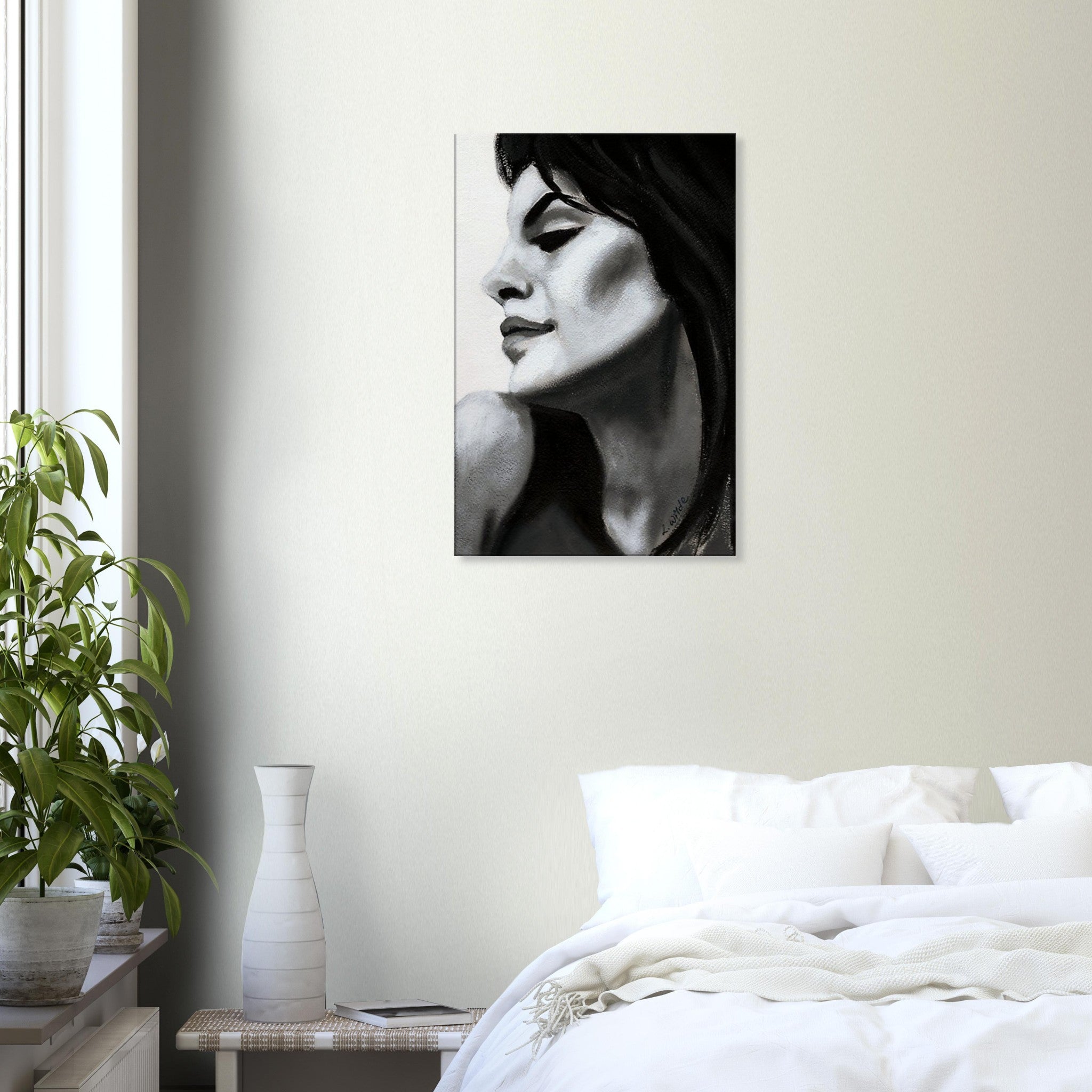 Portrait in Profile - Victoria - Canvas Print