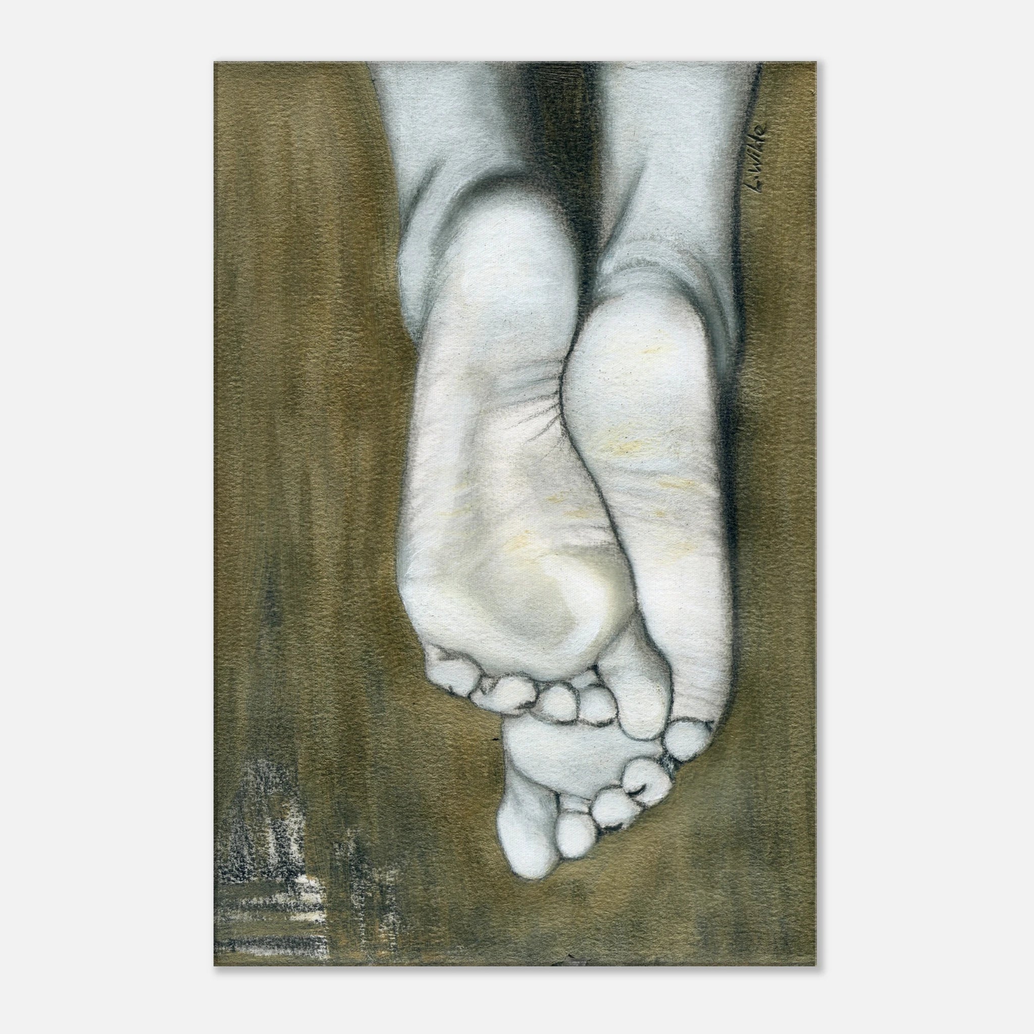 Foot Fetish Art - Justify My Love - Canvas Print