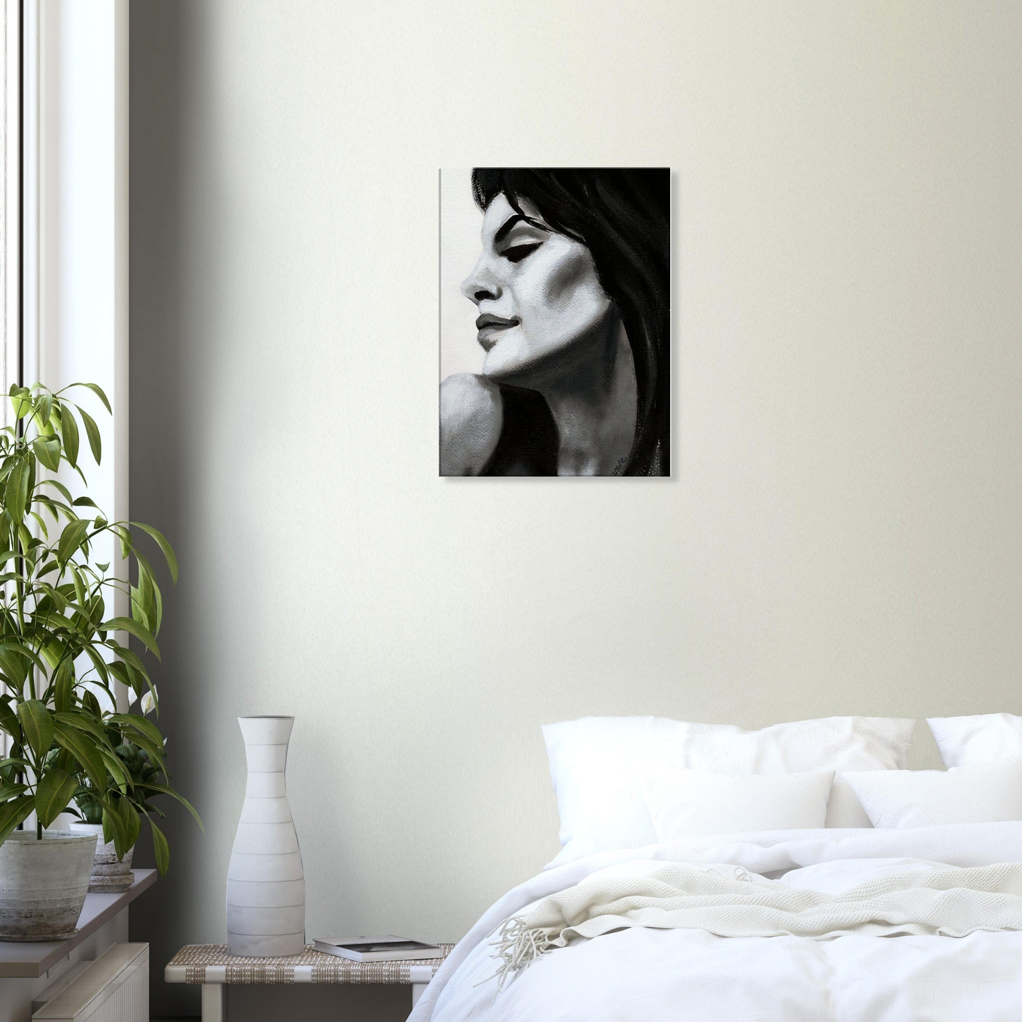 Portrait in Profile - Victoria - Canvas Print