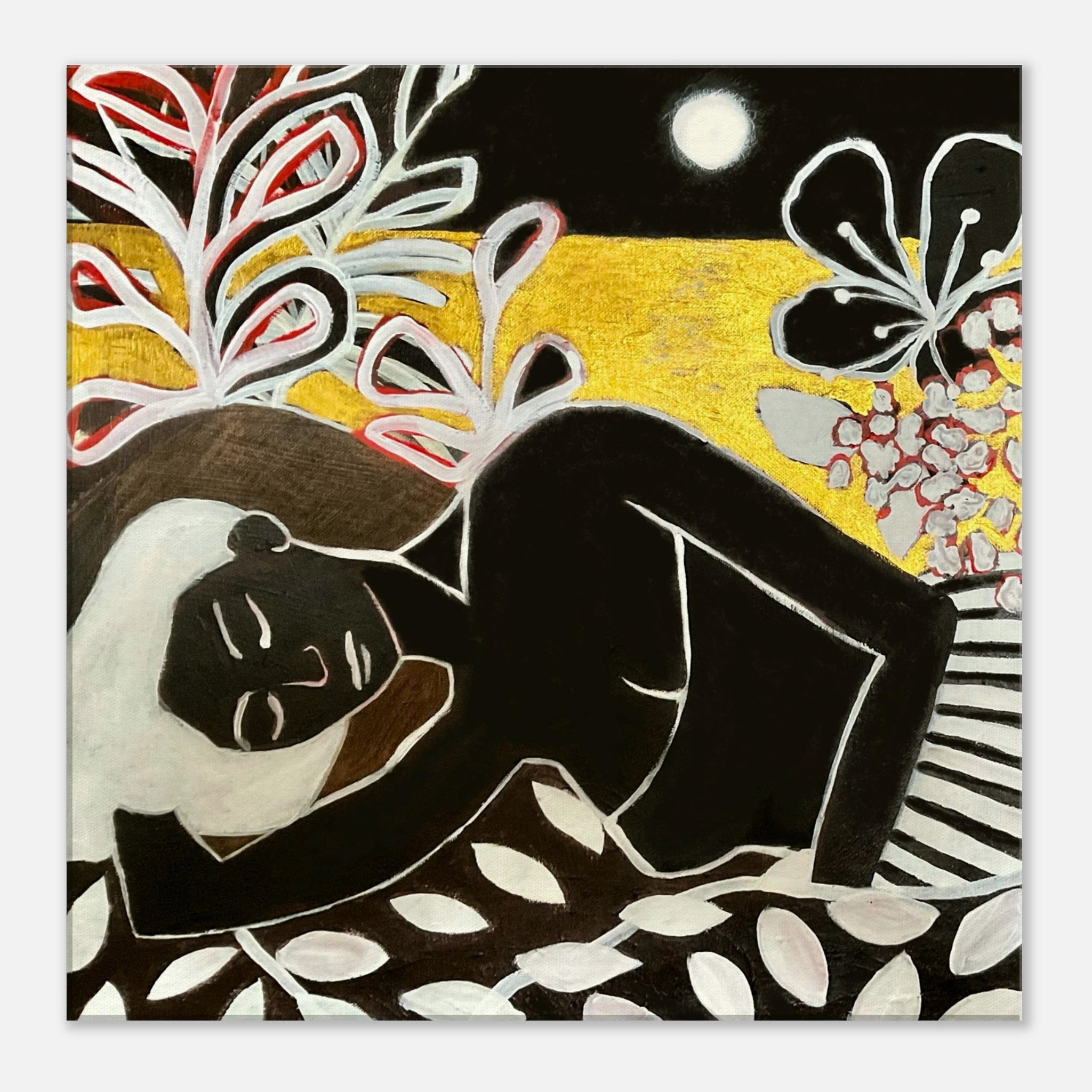 Surreal Portrait - Pacific Dream - Canvas Print