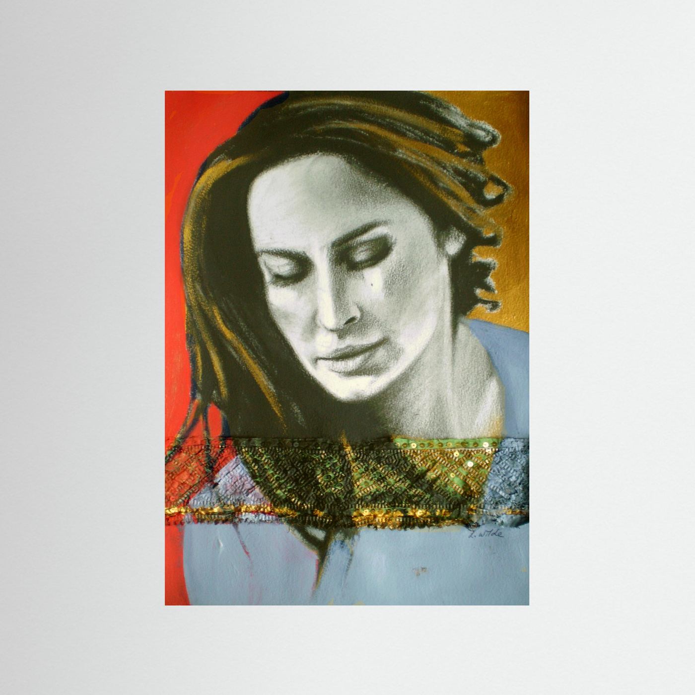Expressive Portrait The Beautiful Ones - Giclee Print