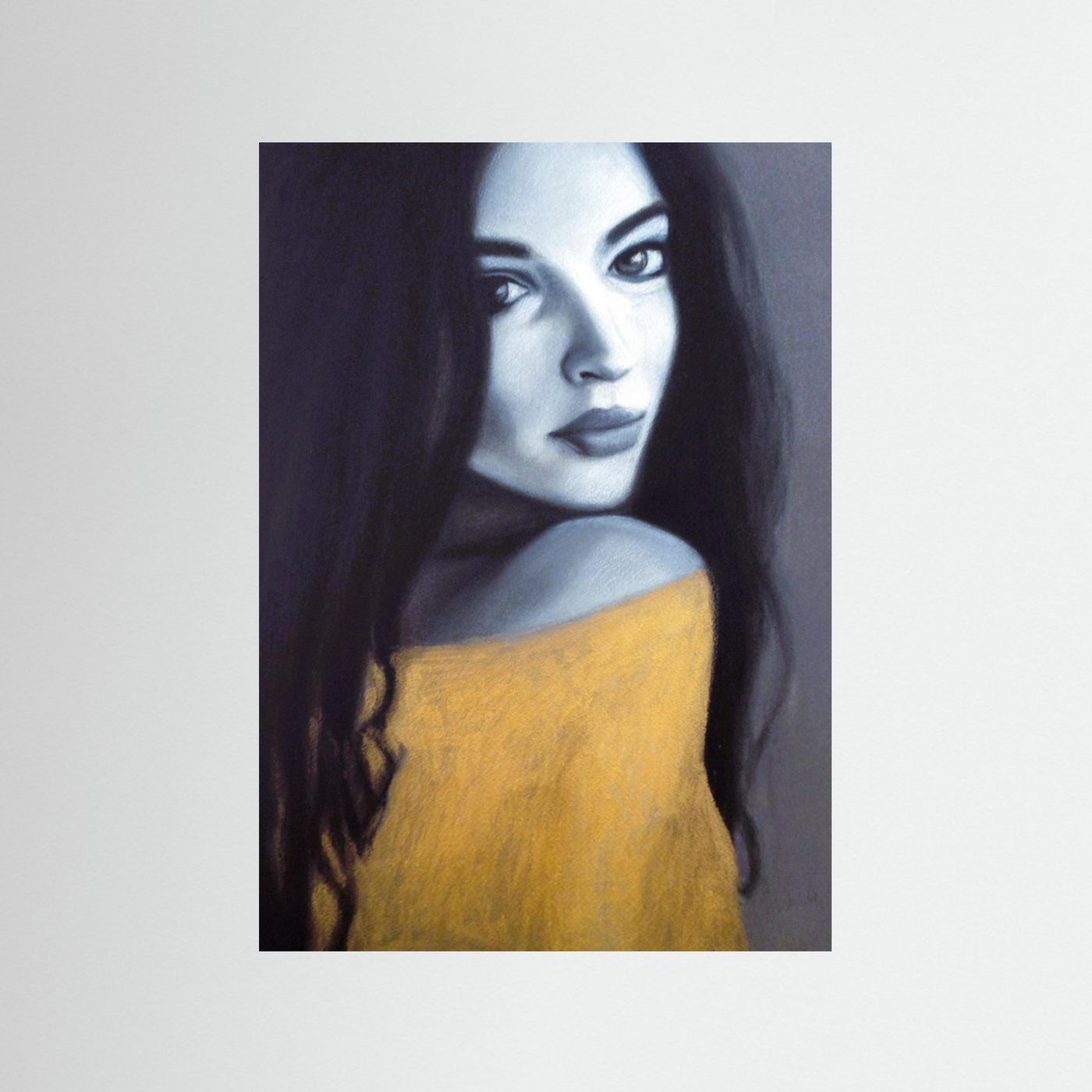 Taylor - Portrait in Profile - - Giclee Print