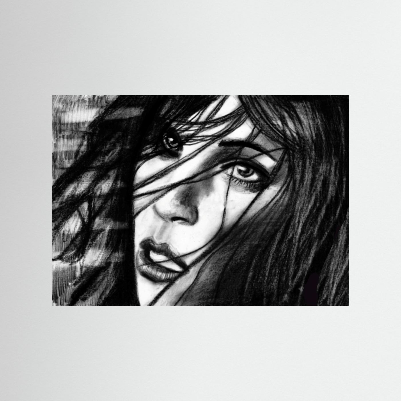 Expressive Portrait - Where are You? - Giclee Print