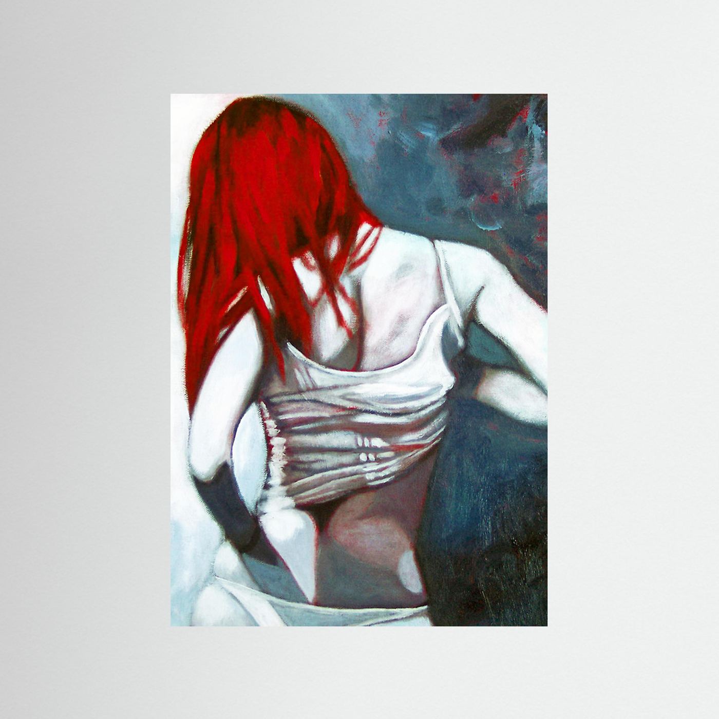 Mia - Vertical Modern Portrait - Fine Art Giclee Print
